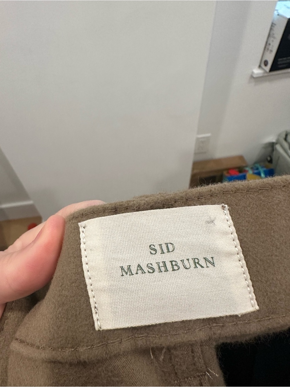 Sid Mashburn Trousers Men's 34x32 Brown Moleskin Button Fly Chino - Picture 8 of 12